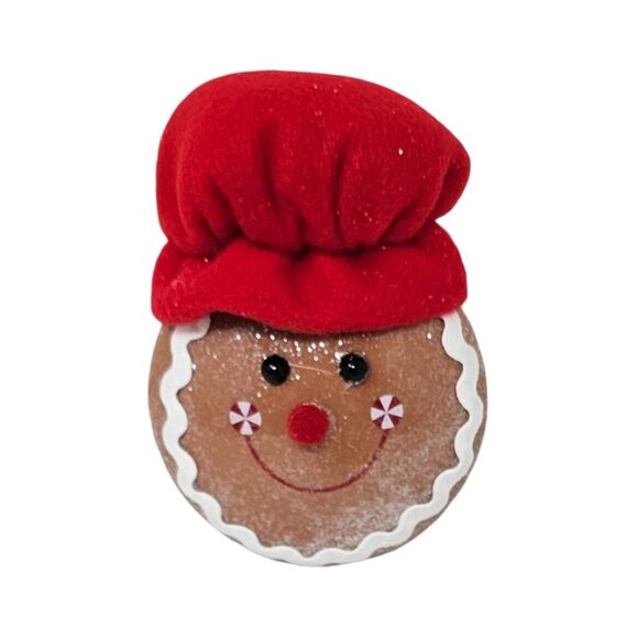 Gingerbread Cookie Baker  Christmas Ornaments (Set of 4), Holiday Party Decor - Picture 4 of 7